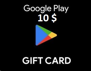 گیفت کارت 10 دلاری گوگل پلی