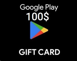 گیفت کارت گوگل پلی 100 دلاری
