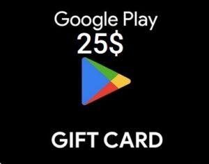 گیفت کارت گوگل پلی 25 دلاری